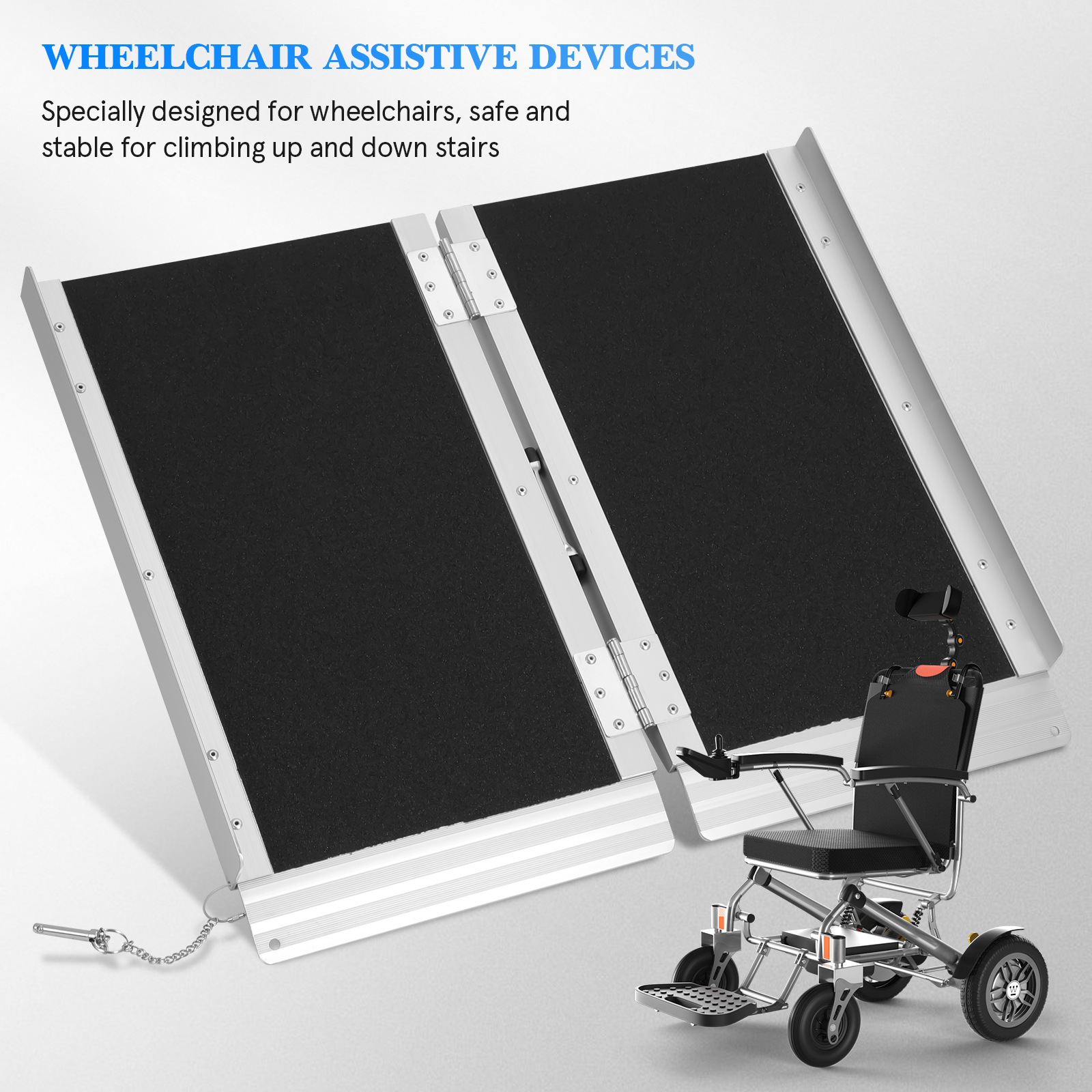 Cba Entry Ramp 2FT Wheelchair Ramp, 660 lbs Capacity, 29