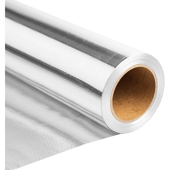 2FT X 25FT Reflective Foil SAUNA Insulation Radiant Barrier (PURE ALUMINUM)