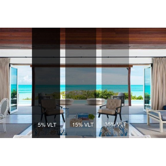 2FT x 100FT One Way Mirror Privacy Reflection Window Tint Film Energy Saver 15%