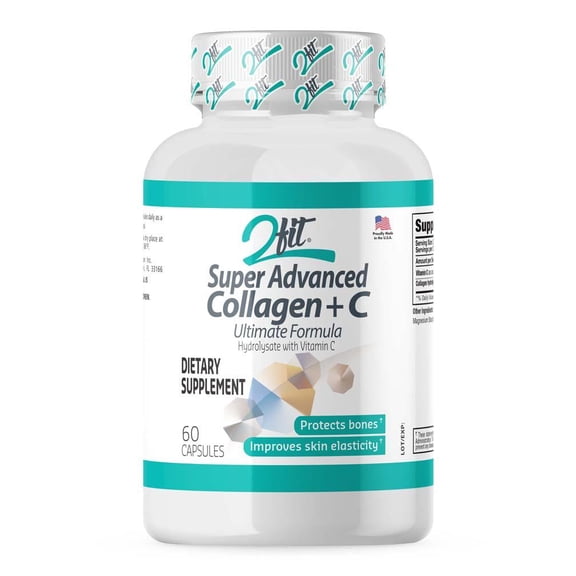 2Fit Hydrolyzed Collagen Peptides, Ultimate Formula - 60 Capsules