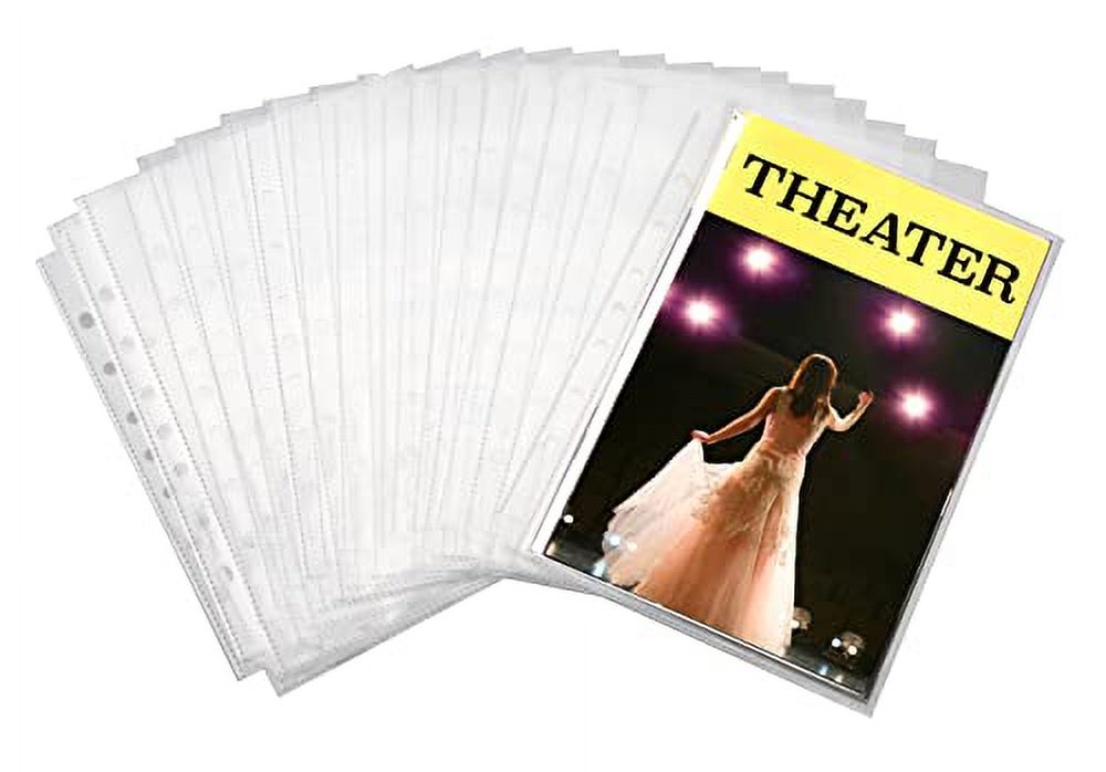 2Fold Sheet Protectors for Broadway Play Program and Theater Programs