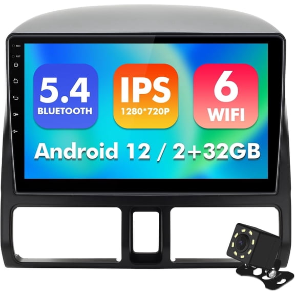 2G 32G Android 13 Car radio for Honda CR-V 2002-2006 Multimedia Stereo Wireless Carplay Android Auto Autoradio GPS WIFI Mirror link Camera FM BT