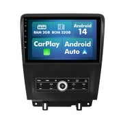 2G 32G Android 14 Car Stereo Radio for Ford Mustang 2010-2014 CarPlay GPS FM WiFi with Multiple theme UI