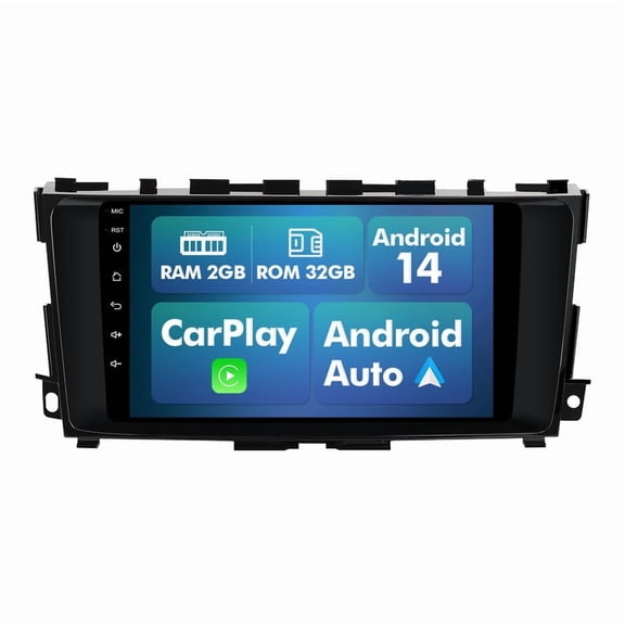 2G 32G Android 14 Car Stereo Radio for Nissan Altima 2014-2018 CarPlay GPS FM BT WiFi with Multiple theme UI