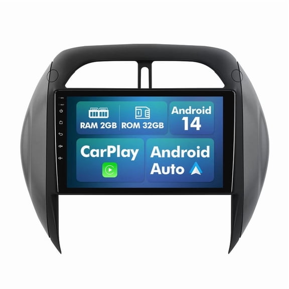 2G 32G Android 14 Car Stereo Radio for Toyota RAV4 2003-2005 CarPlay GPS FM BT WiFi with Multiple theme UI