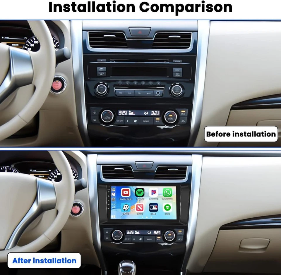 2G+32G for Nissan Altima Car Stereo Radio 2016-2018 with Wireless ...