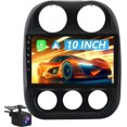 thumbnail image 1 of 2G+64G 10 inch Touch Screen Car Radio Stereo for Jeep Compass Patriot 2010-2016 Android 13 CarPlay Android Auto Bluetooth with GPS Navigation, 1 of 7