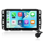 2G 64G Android 14 Car Radio for Chevrolet Silverado GMC Sierra Yukon 2007-2013 with 8 Inch Multimedia Wireless Carplay/Android Auto/GPS/Bluetooth 5.4/WIFI6/SWC