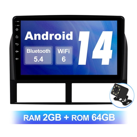 2G 64G Android 14 Car Stereo Radio for Jeep Grand Cherokee 1999-2004 CarPlay GPS BT WiFi