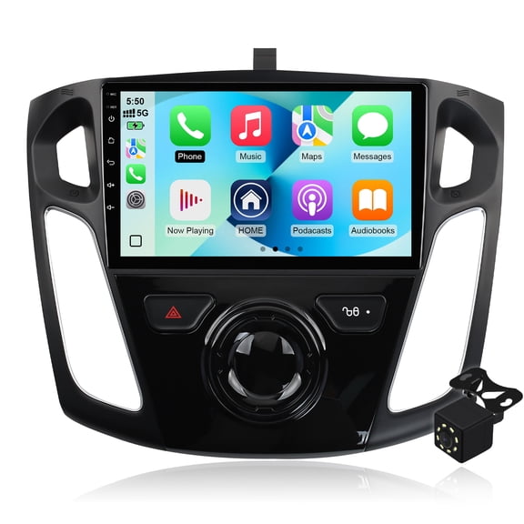 2G 64G Android 14 Car radio for Ford Focus 2012-2018 Multimedia Stereo Wireless Carplay Android Auto Navigation GPS WIFI Mirror link Camera FM BT