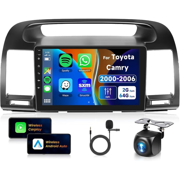 [2G+64G] for 2000 2001 2002 2003 2004 2005 2006 Toyota Camry Radio ...