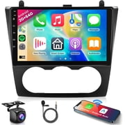2G+64G Car Radio Stereo for Nissan Altima 2008-2012Manual A/C with Wireless CarPlay/Android Auto, 9 Inch HD Touch Screen Android 13 GPS WiFi Bluetooth EQ DSP Backup Camera