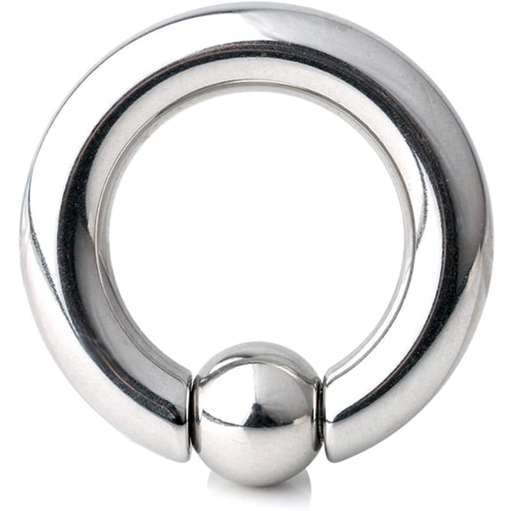 2GA | 4GA | 6GA | 8GA | 10GA | 12GA - Colored Tension Captive Titanium IP 316L Implant Grade Steel Bead Ring | Opening Pliers Required