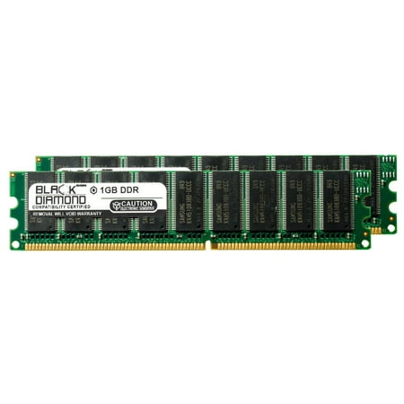 2GB 2X1GB RAM Memory for Apple Xserve ML/9216A (G5 2.0Ghz) DDR UDIMM 184pin PC3200 400MHz Black Diamond Memory Module Upgrade