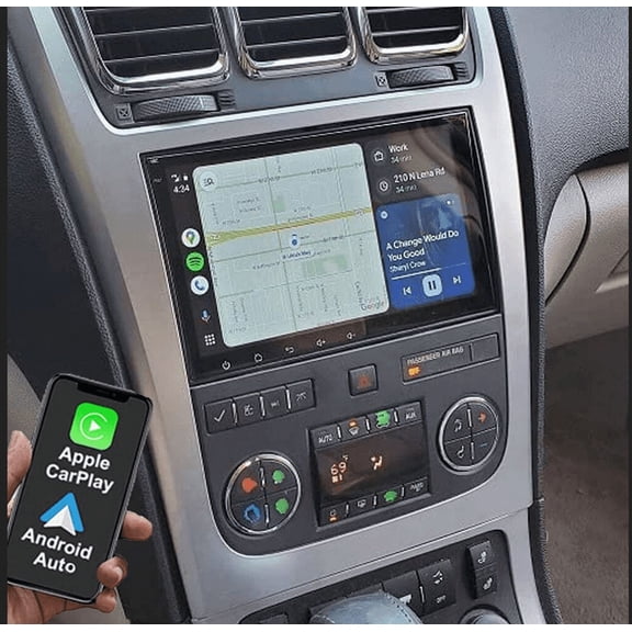 2GB+64GB 8inch Android 15 Car Stereo for GMC Acadia 2008-2012, Wireless CarPlay Android Auto, GPS Navigation Head Unit with DAB+ Radio, DVR, DSP, SWC, Mirror Link / AHD Camera