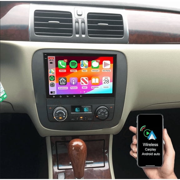 2GB+64GB Android 15 Car Stereo For Buick Lucerne Radio Upgrade 2006-2011, 8inch Head Unit with Wireless CarPlay Android Auto, DAB+ Radio, DVR, DSP, SWC, Mirror Link /AHD Camera