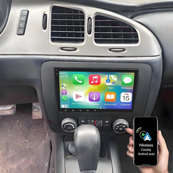 2GB+64GB Android 15 Car Stereo For Chevrolet Monte Carlo 2006-2007, 8inch Head Unit with Wireless CarPlay Android Auto, DAB+ Radio, DVR, DSP, SWC, Mirror Link /AHD Camera