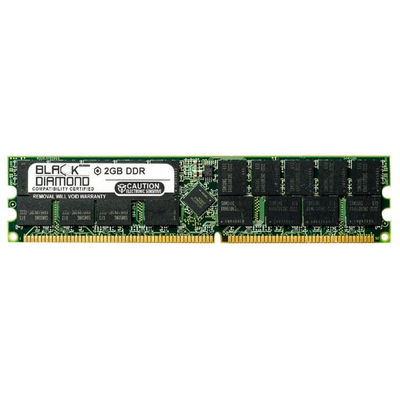 2GB RAM Memory for Arima Motherboards SW500 184pin PC3200 DDR ECC Registered RDIMM 400MHz Black Diamond Memory Module Upgrade