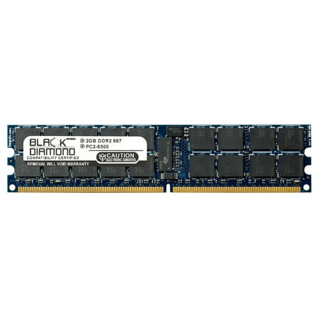 2GB RAM Memory for Intel Servers SE7520JR2 DDR2 240pin PC2-5300 DDR2 RDIMM 667MHz Black Diamond Memory Module Upgrade