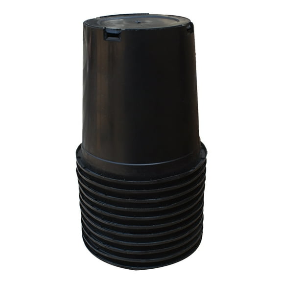 2Gal Black Plastic Nursery Plant Container Garden Planter Pot
