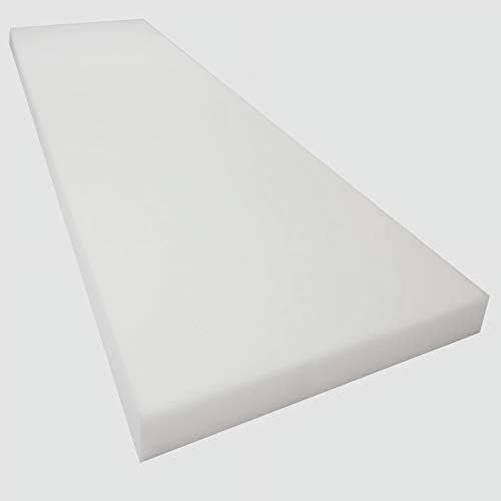 2H X 24W X 72L High Density Upholstery Foam Sheet For Seat Replacement