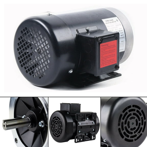 2HP 3450 RPM 56C Frame Air Compressor 60Hz 208-230 Volts 3 Phase Electric Motor