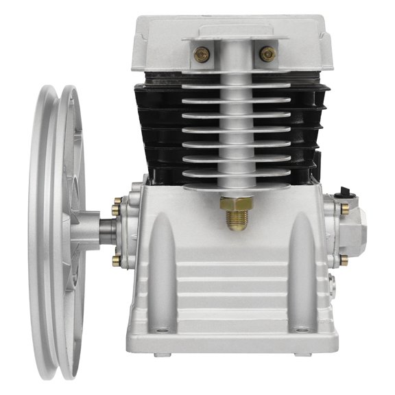 2HP Air Compressor Head, Air Compressor Replacement Parts, 52.83 GPM 0.8-1.0 MPa Gas Air Compressor Pump for Vacuum Systems