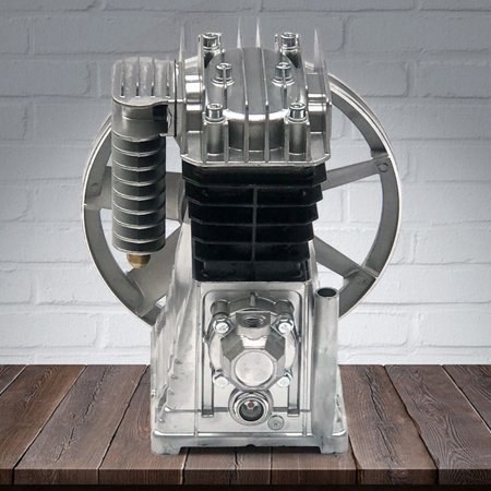 2HP Air Compressor Pump 1.5KW Piston Twin Cylinder Air Compressor Head Pump