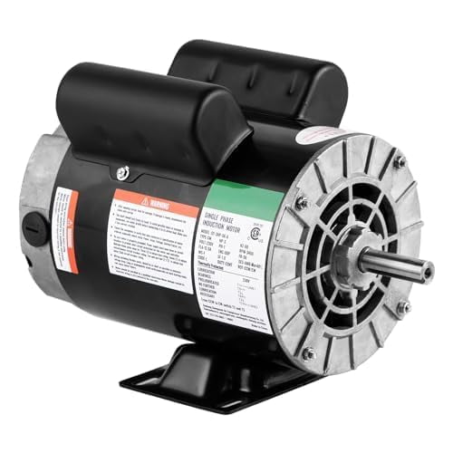 Split Type Compressor Motor 2HP Heavy Duty SPL Air Compressor Motor 230V 15.0A 3450RPM, 56 Frame ...