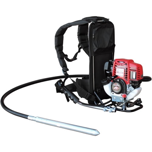 Tomahawk 2HP Honda Concrete Vibrator with 16ft 2" Head Flex Shaft Cable Whip Backpack 12000 VPM