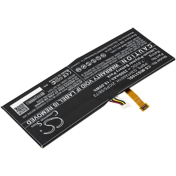 2ICP5/58/73, G3HTA001H, PBP5 Battery for Microsoft Surface Book with Performance Base, 2500mAh - sold by smavco