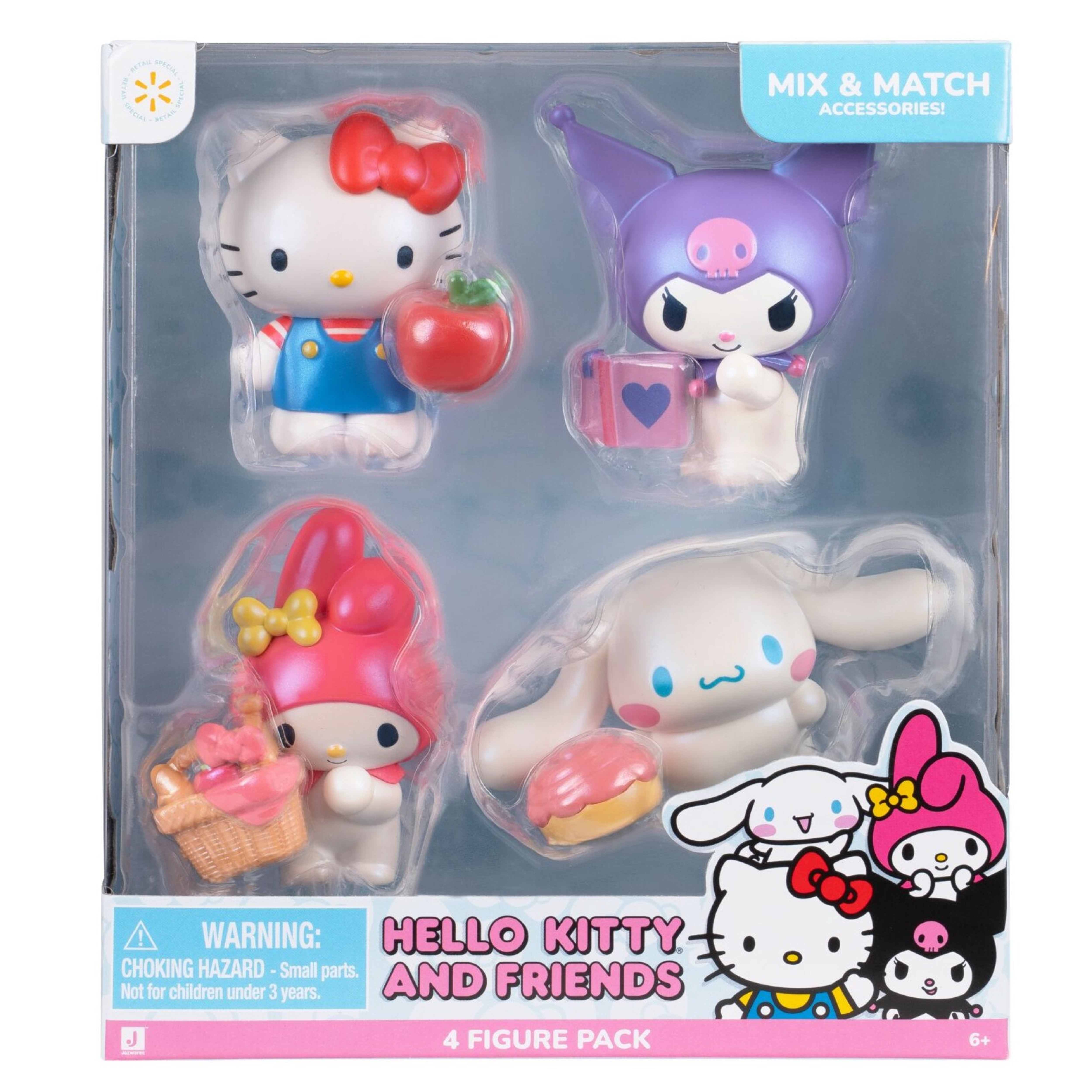 Hello Kitty and Friends 2 inch 4Figure Pack Classic Figu