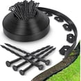 thumbnail image 1 of 2IN x 50FT Landscape Edging Border with 75 Spikes, Plastic Edging for Landscaping, No Dig Garden Border Edging Kit for Flower Beds, Lawn, Yard, Paver Pathway, 1 of 11