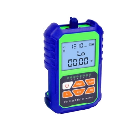 2IN1 High Accuracy Optical Power Meter with RJ45 Fiber Tester Self-Calibration with 6 Wavelengths
