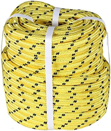 Corde Polyester Double Tressage 3/8x100 Pieds - Pour Arboriste, Grimpe, Travail