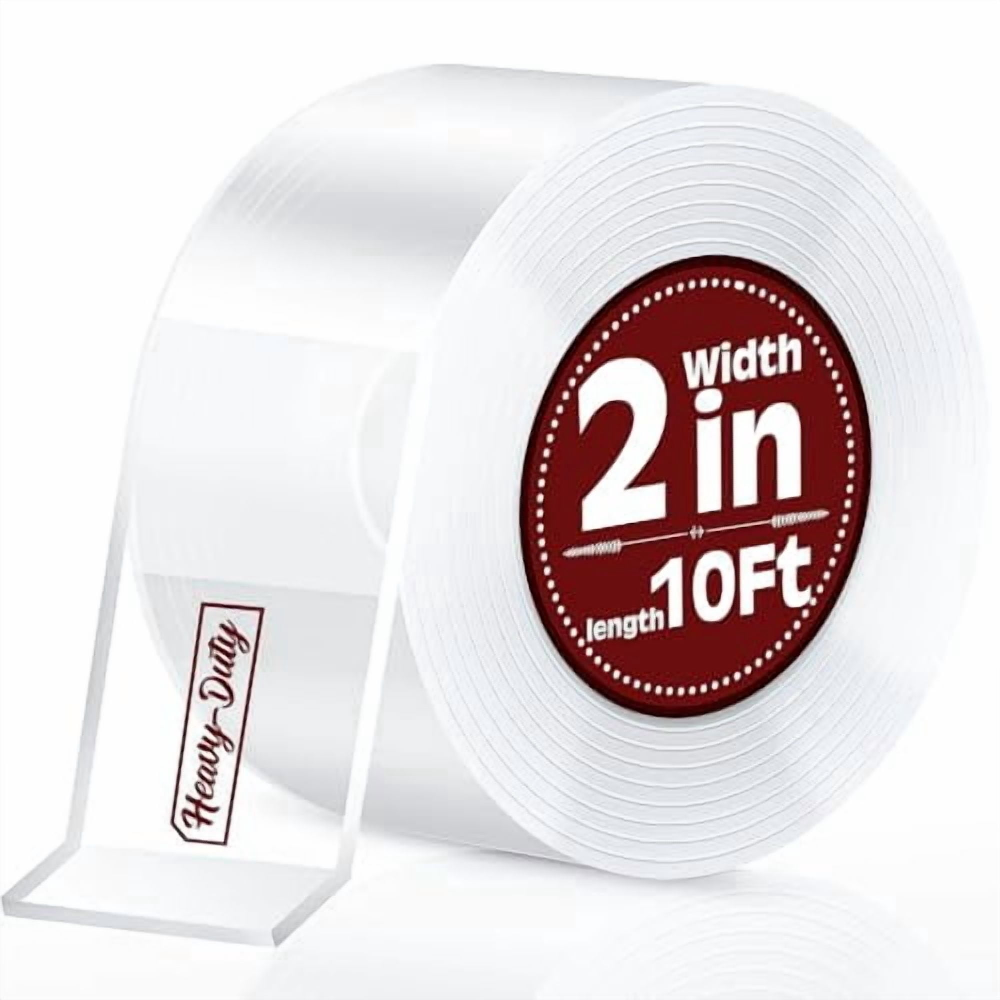 2In x 10Ft Heavy Duty Double Sided Tape, Removable Nano Tape ...