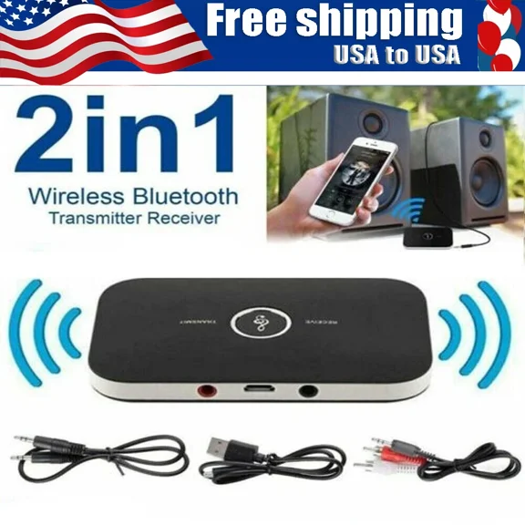 2In1 Bluetooth 5.0 Transmitter & Receiver Wireless A2Dp Tv Stereo Audio Adapter