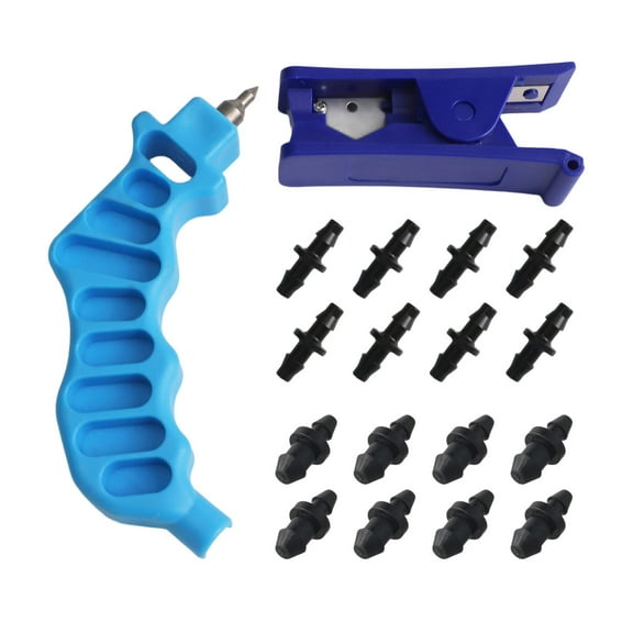 2In1 Drip Irrigation Punch Tool 1/4 Inch Irrigation Sprinkler Hose Cutter