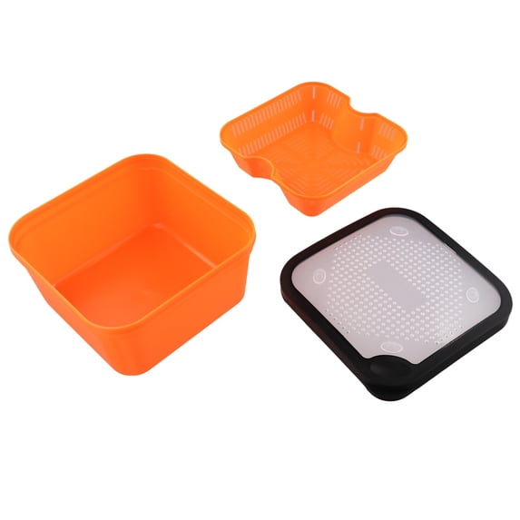 2In1 Pellet Strainer With Inner Frame For Draining Carp Fishing Redworm Bait Box Fishing Accessories 8.5-Os