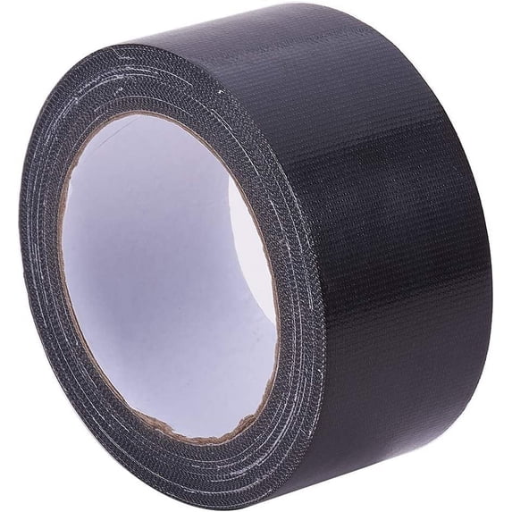 2Inch 21 Yard Bookbinding Tape Cloth Book Repair Tape Safe Cloth Library Book Hinging Repair Craft Tape Acid Free for Bookbinders Hinging Sofa Cord Cable Black