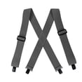 thumbnail image 1 of 2Inch Elastic Mens Suspenders For Work Heavy Duty 2 Inch Wide X Shape Strong Clip Suspender, 1 of 1