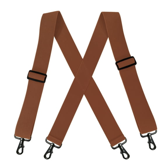 2Inch Elastic Work Suspenders For Men Heavy Duty Fully Elastic X back Men's Suspenders