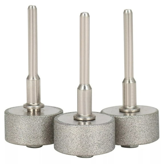 2Inch Grinding Wheel with /8Inch Mounting Mandrel for Drill Grinder Rotary Tool 3Pcs