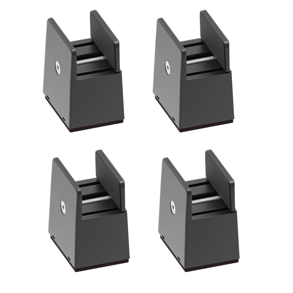 2Inch Sturdy Bed Lifters With Stable Base Portable Furniture Risers Set ...