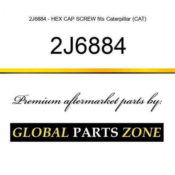 2J6884 - HEX CAP SCREW fits Caterpillar (CAT)