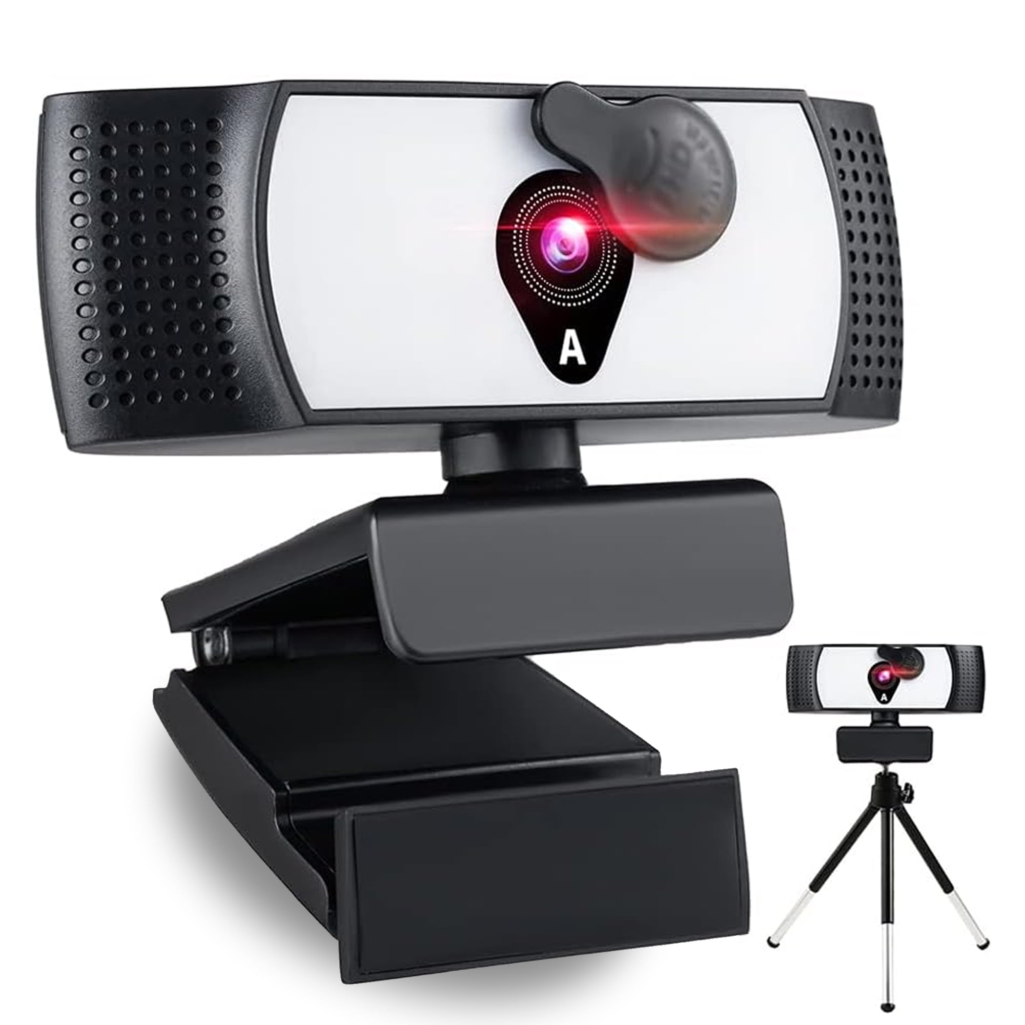 2K/1080P Webcam with Light Microphone, Webcam for PC Laptop Desktop ...
