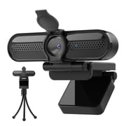 Vizolink 2K/1080p Webcam with 2 Microphones for PC Laptop Conference Streaming Gaming Autofocus USB Web Cam