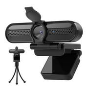 2K/1080p Webcam with 2 Microphones for Laptop Conference Streaming PC USB Web Cam Autofocus Vizolink