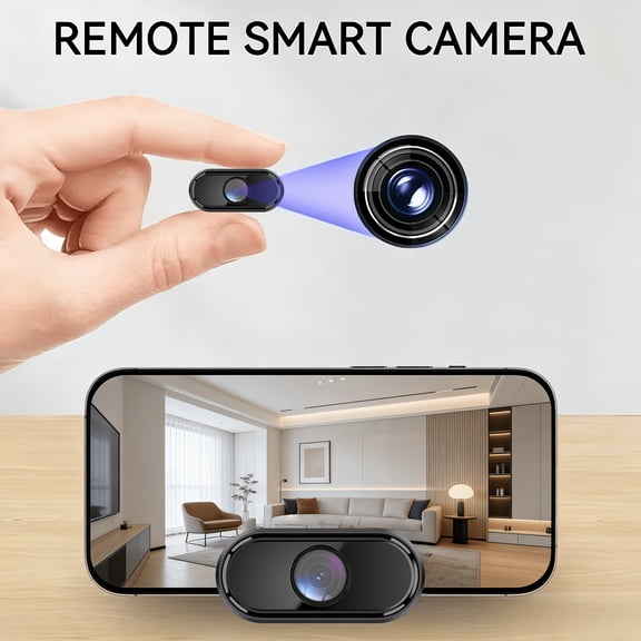 2K 2.4G WiFi mini camera with night vision and motion detection. Live view and recording via phone App, dual storage available. Wide angle & USB powered for indoor and car monitoring.