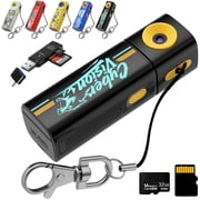 2K 32GB Mini Thumb Digital Camera/Video Camera, 0.96" HD LCD Display, Portable Small Cameras for Capturing Life Moment Youthwith Elegant Gift Box/USB2.0 2-in-1 SD/TF Card Reader